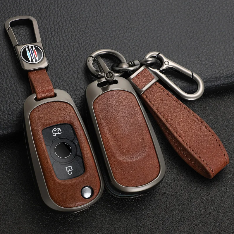 

Alloy Car Key Case Cover Shell For Opel Astra K Corsa E Vauxhall For Buick ENCORE VERANO GX GL6 2015-2020 Flip Remote