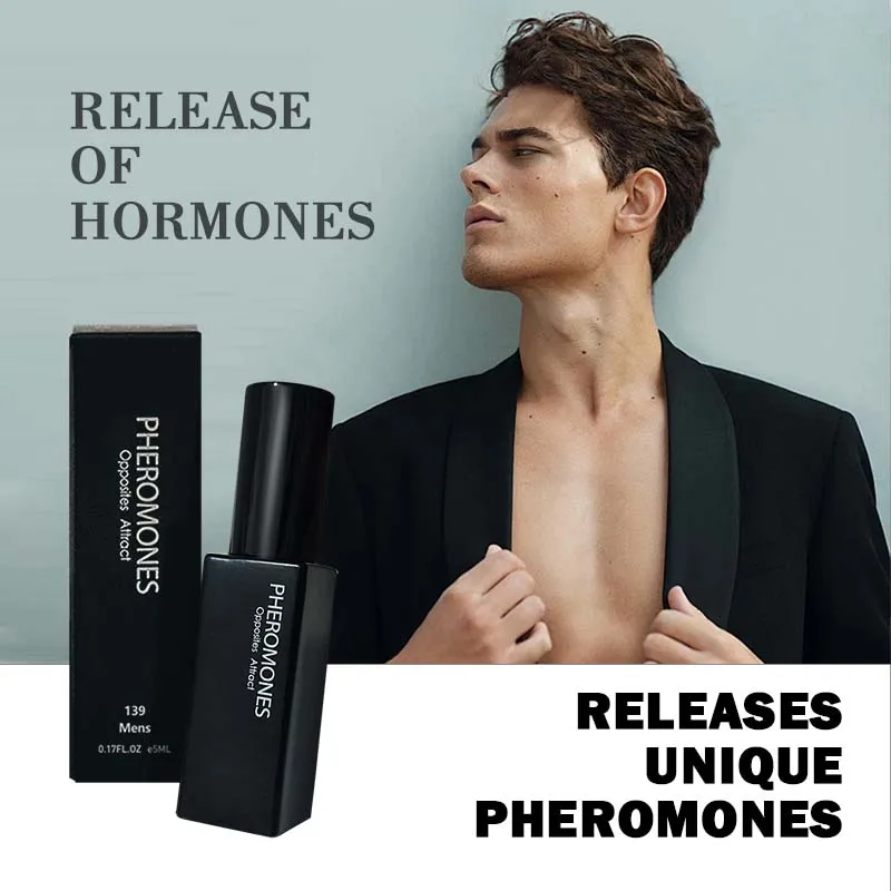 Men's Pheromone Perfume - Cologne, Attract Women, Boost Confidence and Charisma, Long Lasting Essential Oil Fragrance - 5ml