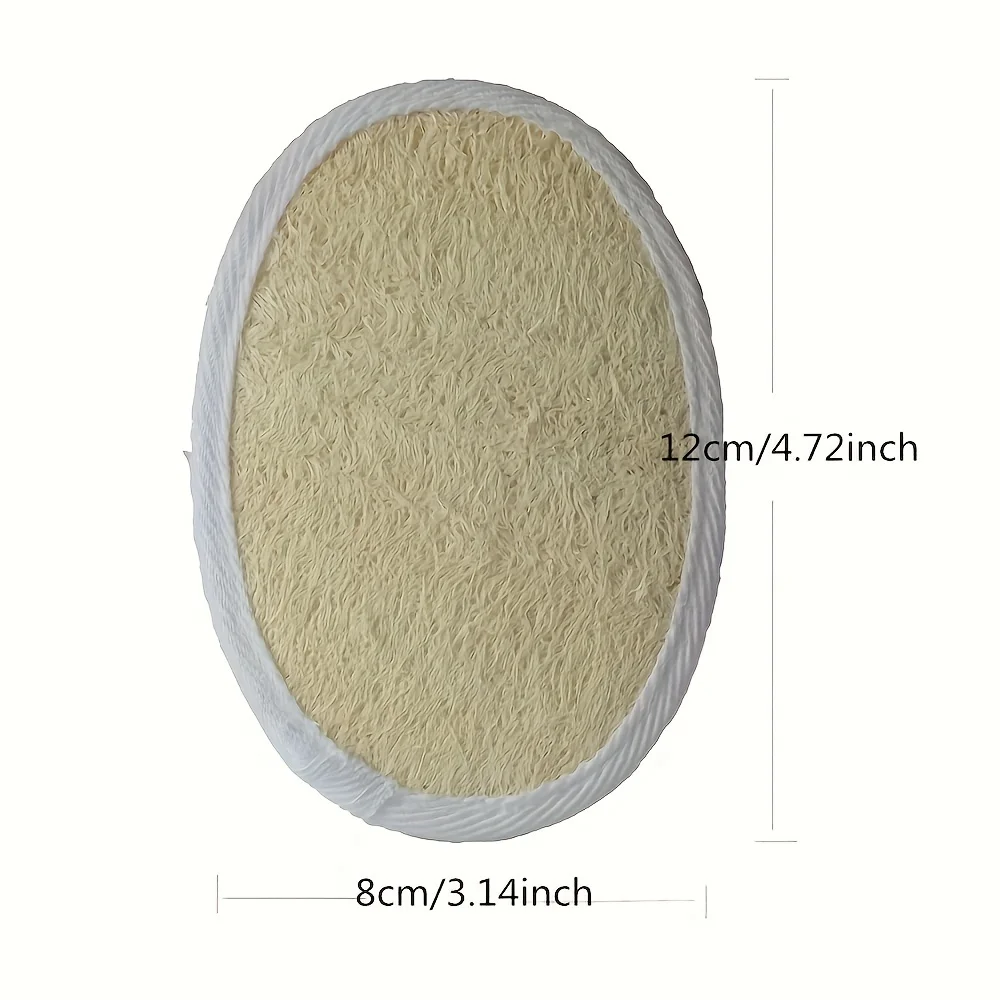 Natural Loofah Bath Brush Soft Body Scrub Exfoliating Scrub Shower Loofah Sponge Exfoliator Massager Deep Cleaning Bathing Tools