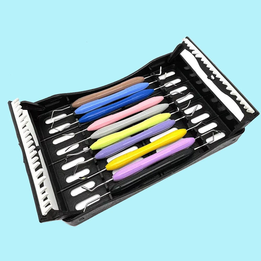 

10pcs Dental Resin Spatula Set for Composite Filling Aesthetic Restoration Dentist Lab Tools