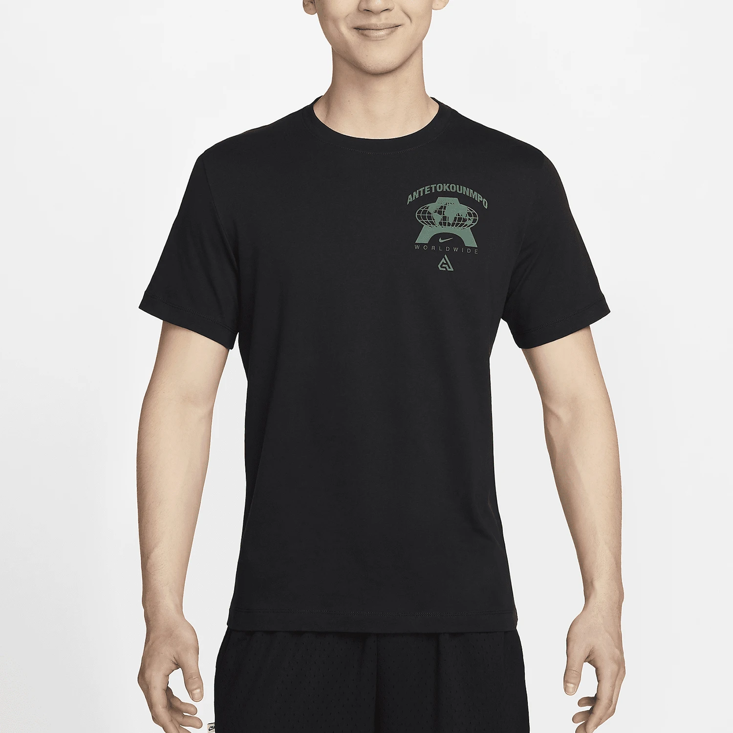 

Nike genuine Giannis Men's Knit Soft Casual Basketball T-Shirt FV8409-010