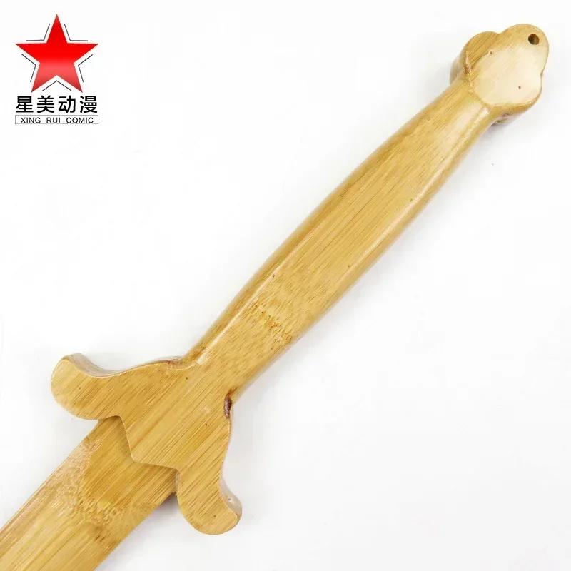 Sword, Tai Chi Martial Arts Training Performance Prop, Single Hand Bamboo and Wood Sword