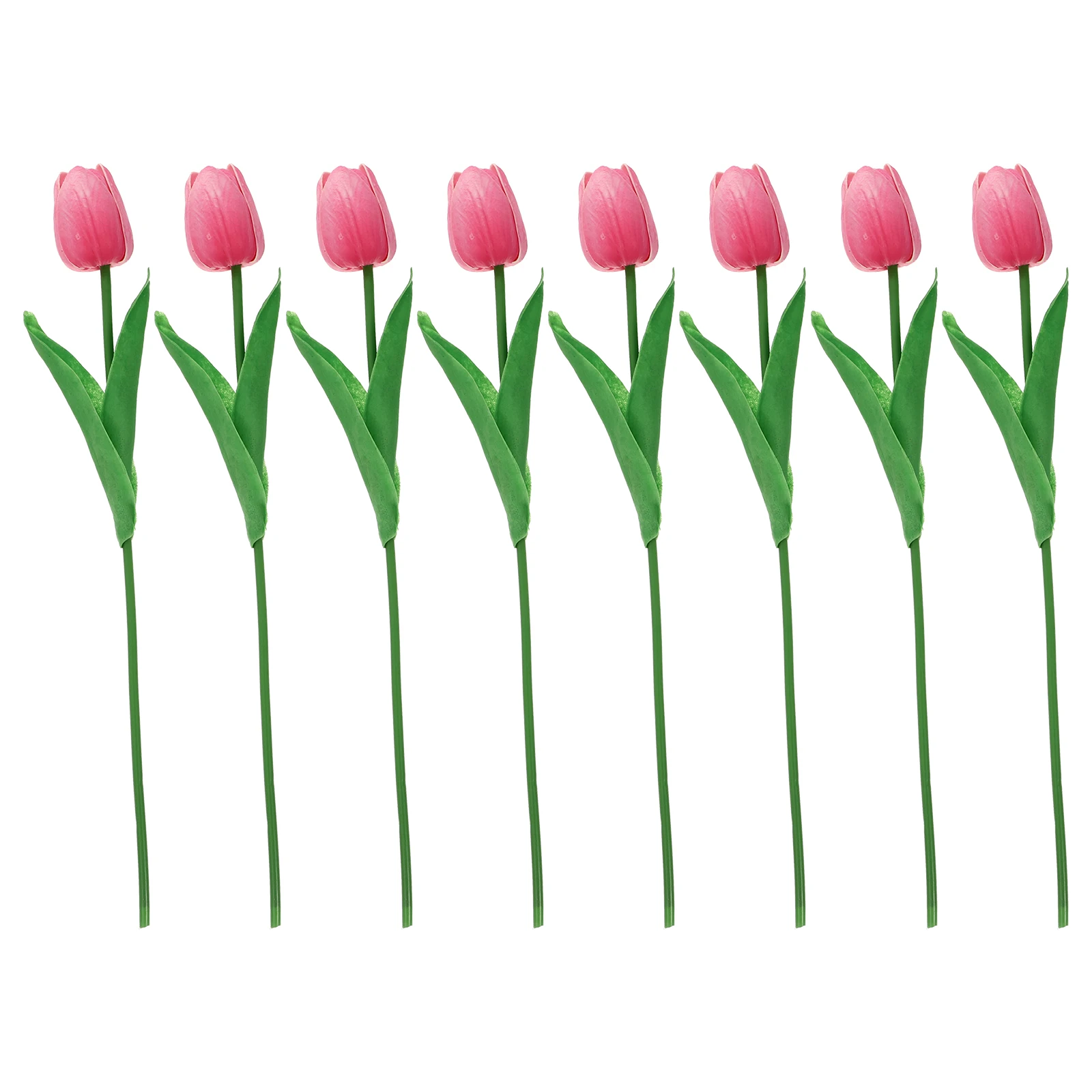 

8 Pcs Tulip Flower Decor Stylish Home Ornament Vivid Bouquet Photography Tulip Flower Decor Props Graduation Gift