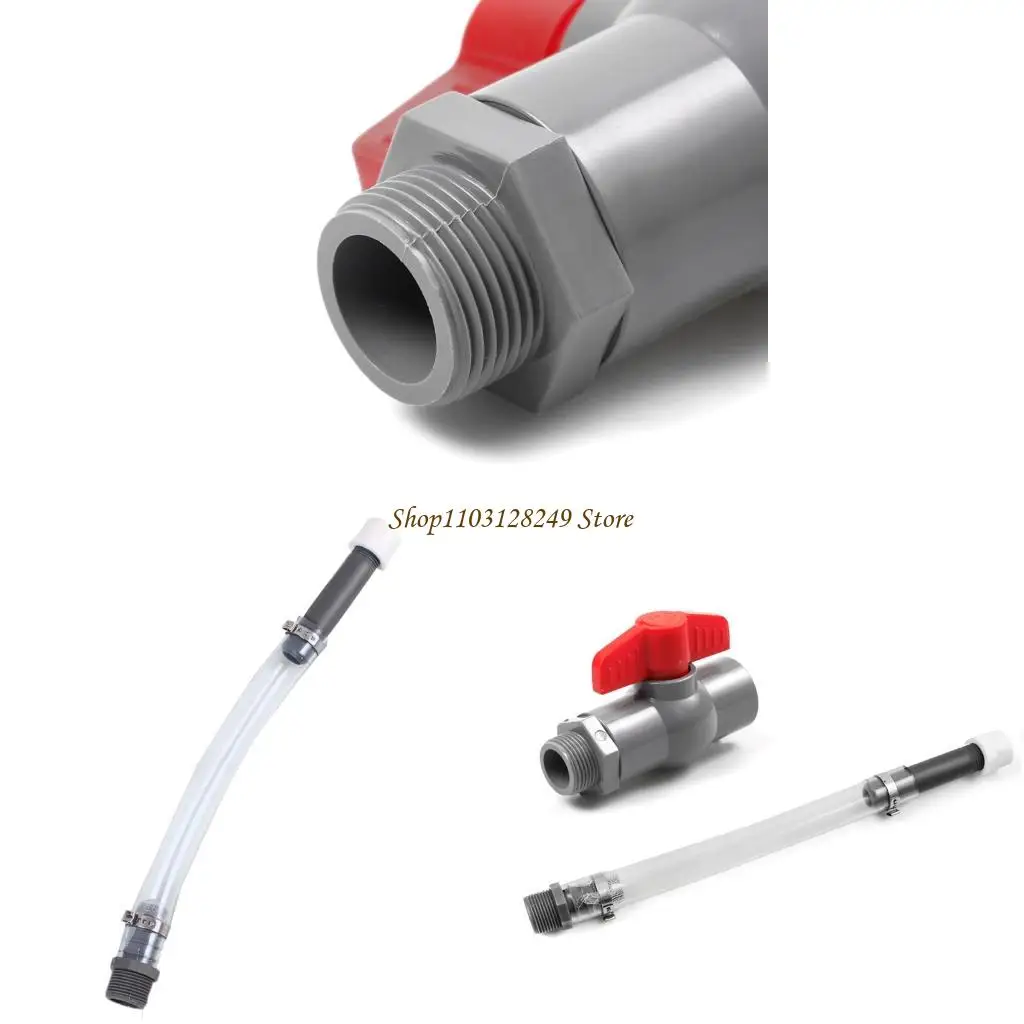 

N5KD Gas Cans Racing Fuel Jugs Hose with Ball 3044 Valves and Hose Bender for Gas Cans, Egs, LC2, Scribner