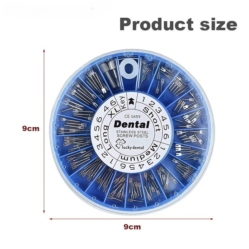 Stainless Steel Root Canal Threaded Posts For Dental Restoration_voghion.com
