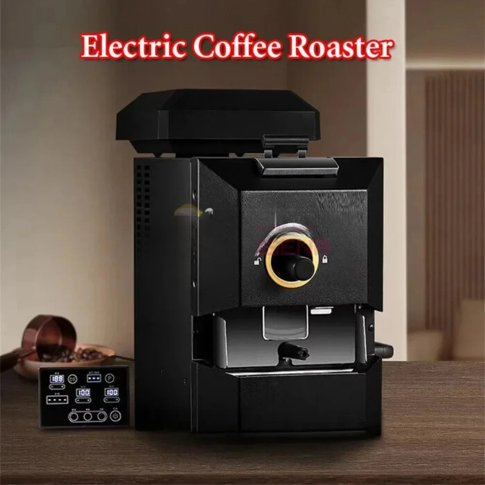 Electric Drum Coffee Roasting Machine Simulates Direct Fire Automatic Commercial Coffee Bean Roaster