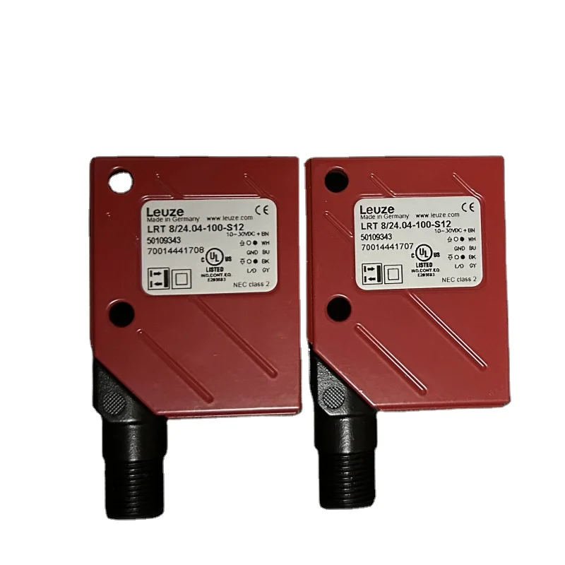 

Leuze Lrt 8/24.04-100-s12 Оптический датчик расстояния Фотоэлектрический датчик Новый и оригинальный