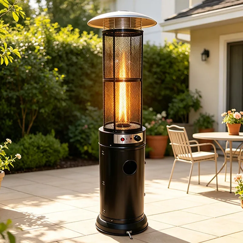 Gas Patio Heater, Outdoor Garden Heater, Cylindrical Propane Glass-Tube Heater for The Backyard(Customized)