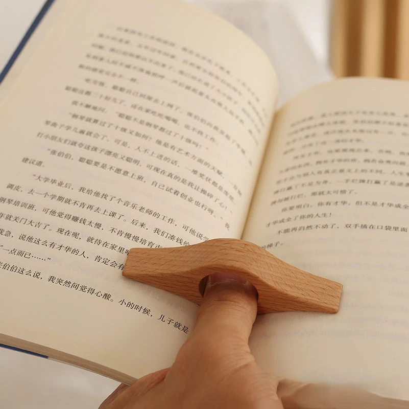 

2023 New Book Thumb Holder Handy Page Spreader Thumb Book Support Book Page Holder Creative Bookmark School Reading Aids