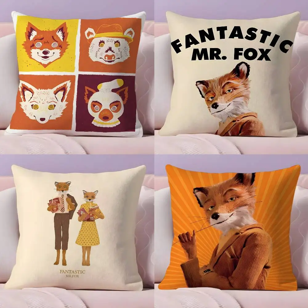 

Movie The Fantastic Mr Fox Pillow Case Pillowcase Ultra Soft Skin Friendly Fabric Cloud Like Comfort & Concealed Zipper