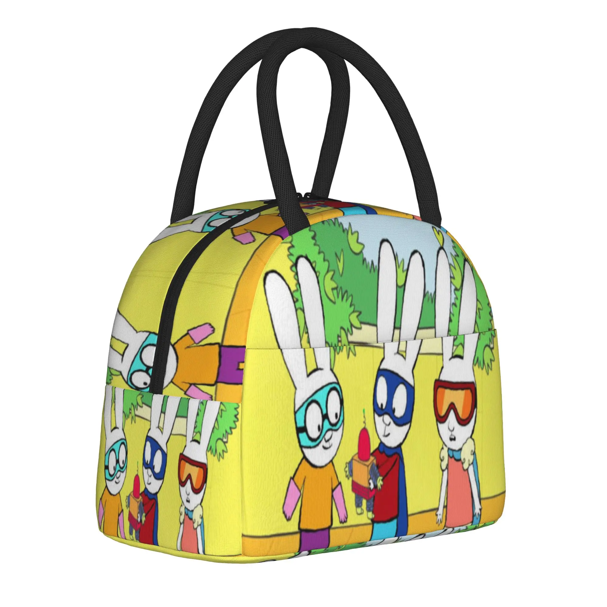Simon Super Rabbit Accessories Insulated Lunch Bags For Travel  Storage Food Boxes Portable Thermal Cooler Bento Box