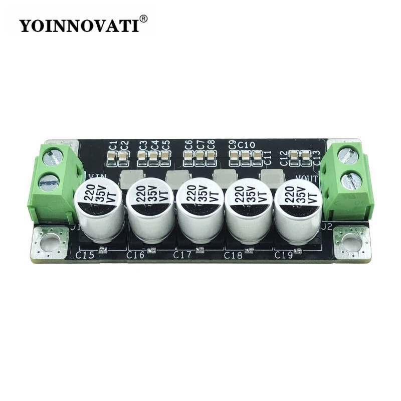 DC-L Low Pass Filter Module, DC Power Supply Filter, 60dB Noise Suppression for 100Hz-100MHz Signal, Clean DC Power