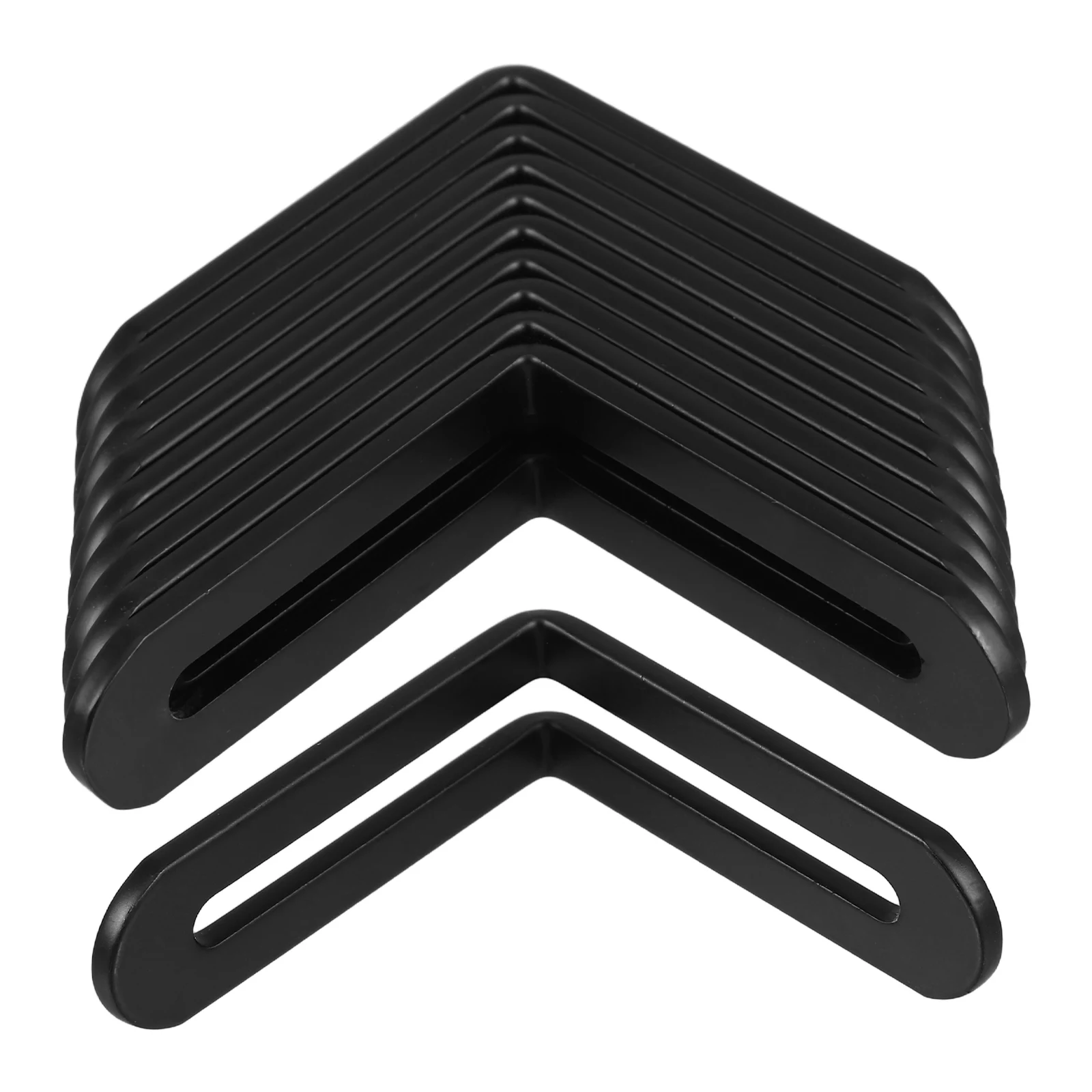 

10pcs Corner Brackets Shelf Connector Stainless Steel Thickened Design L Shape Adjustable Bracket for Shelves Wood