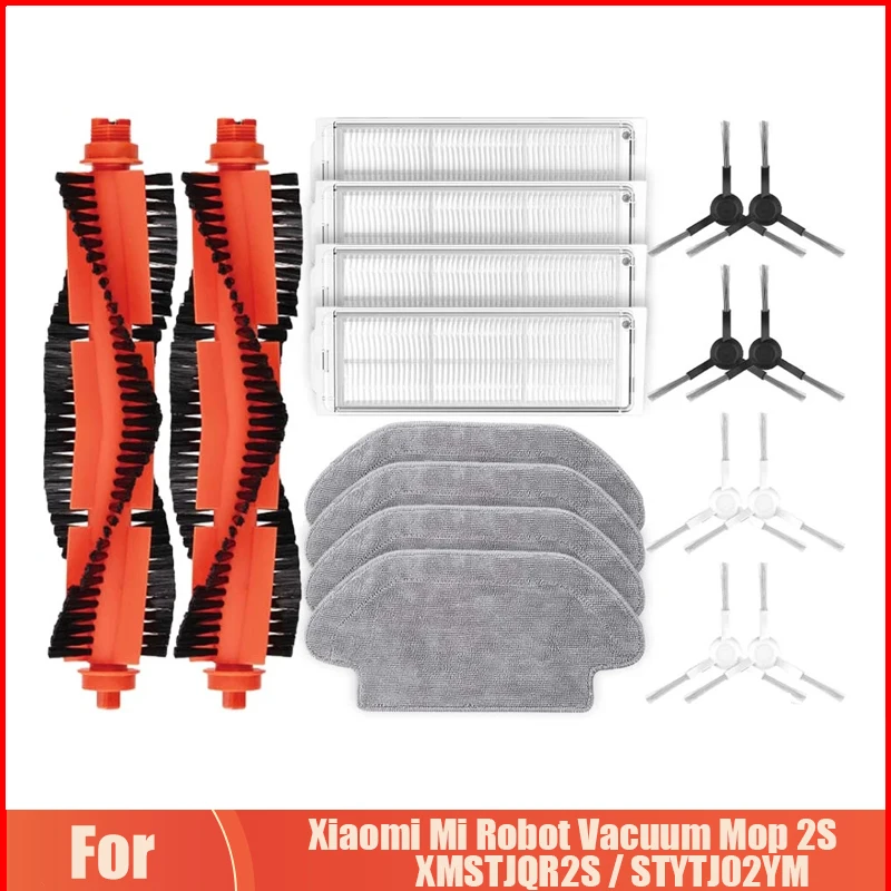 For Xiaomi Mi Robot Vacuum Mop 2S / Mop P / Mop Pro / XMSTJQR2S /  STYTJ02YM Replacement Main Side Brush Hepa Filter Mop Parts