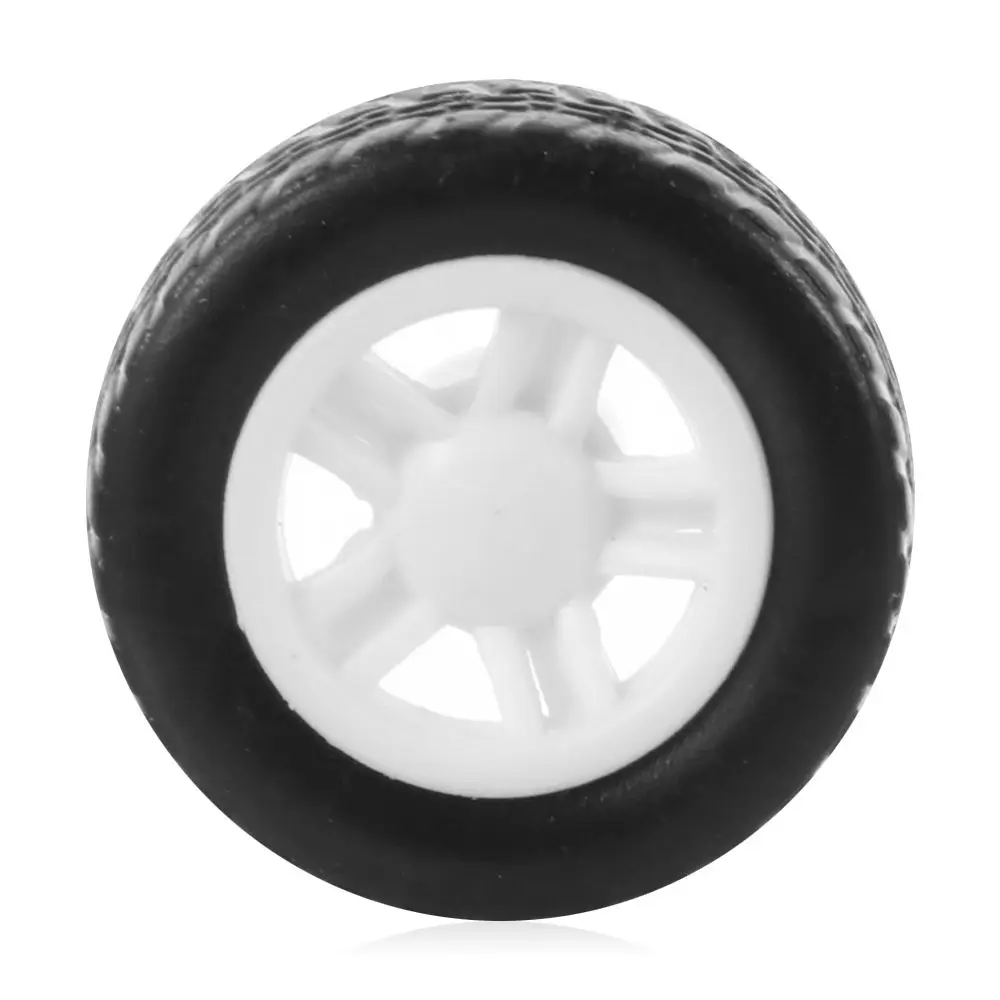 10pcs DIY Gift Toy Spare Parts Accessories RC Car Upgrade Wheels Rubber Tire 1.5X4.5X13.5mm Tires Wheel Hubs