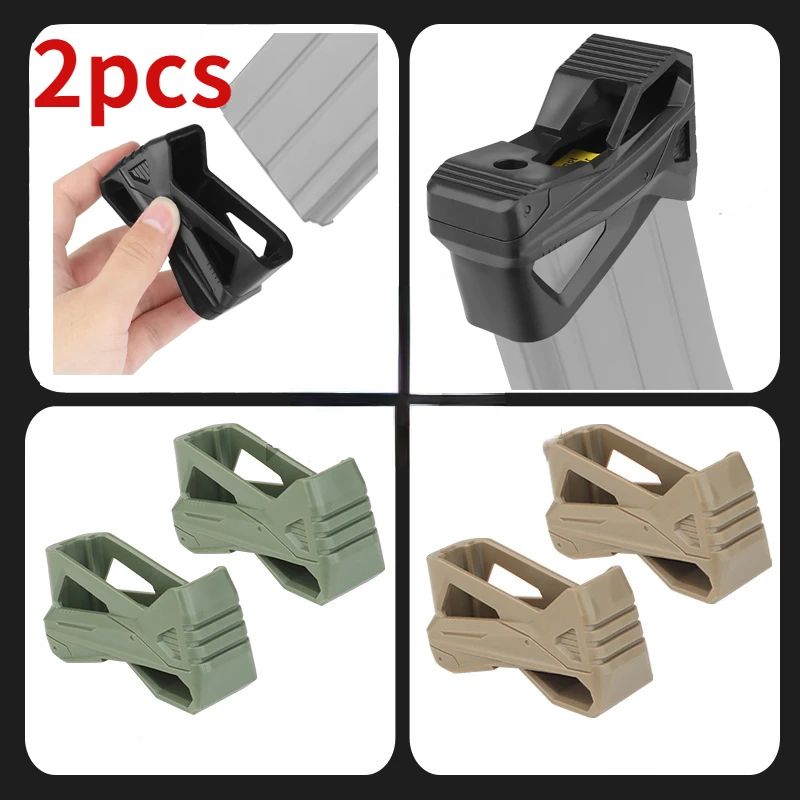 2PCS/SET Tactical M4 Fast Magazine Pull MAG Assist Puller 5.56 Rubber Loop Shooting Hunting Airsoft Paintball Accessories