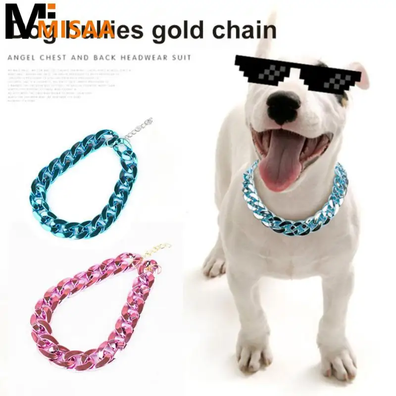 Dog Accessories Perfect For Small-medium Dogs High-quality Material Exquisite Popular Adorable Trending Gold Chain Pet Bulldog
