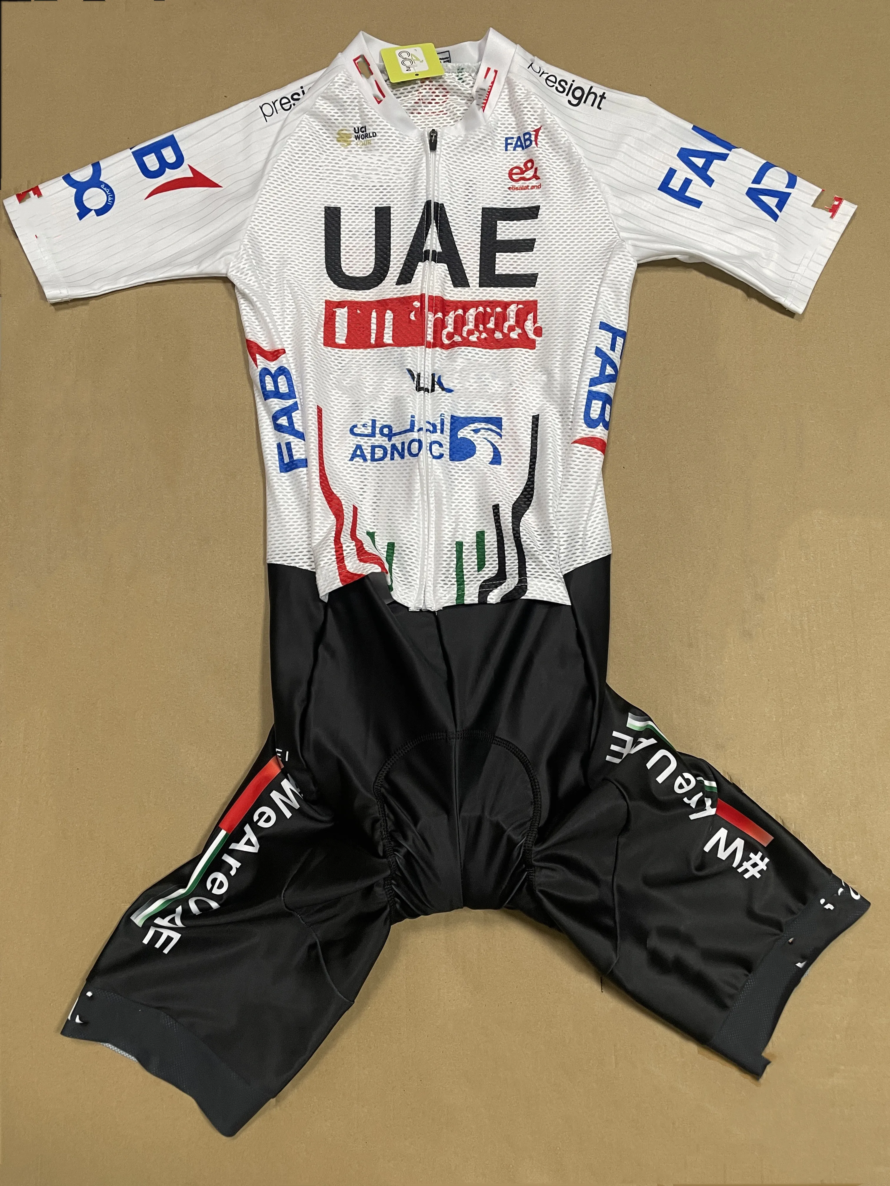 2024 UAE Uci Team Uniform Tadej Pogacar abbigliamento body Short Cycling Jersey Bicycle Maillot Ropa Ciclismo Bike skinsuit Kit