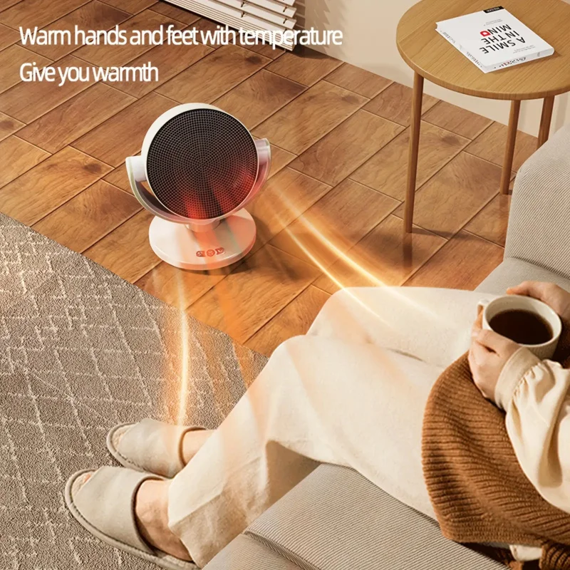 Electric Heater -Suitable for home bedroom use、Mini Desktop Fan for Office Desk and Indoor Environments