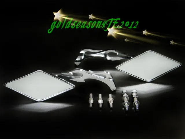 

Хромированные зеркала в форме пламени для Yamaha Road Royal V Star Warrior XV Virago VMax VStar g