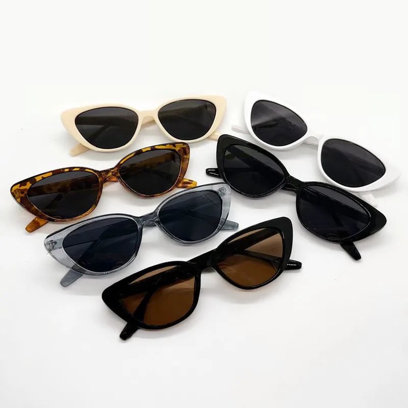 OEC CPO Cat-Eye-Sonnenbrille mit Leopardenmuster, kleiner Rahmen, UV400-Schutz, modische Farbtöne für Damen, trendige Brillen für Herren – Detail 1