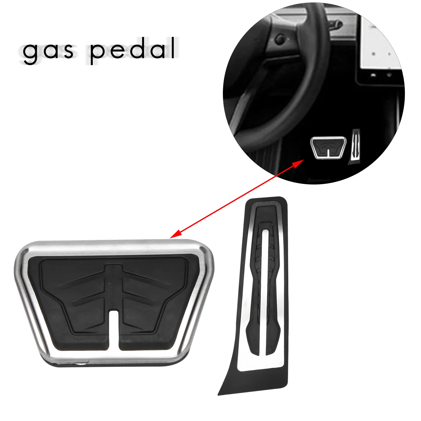 Gas Brake Pedal Cover Set For Bmw X3 X4 X5 X6 2 3 4 5 6 7 Series G20 F30 G30 G11 G01 G02 G05 F15 F16 F22 F25