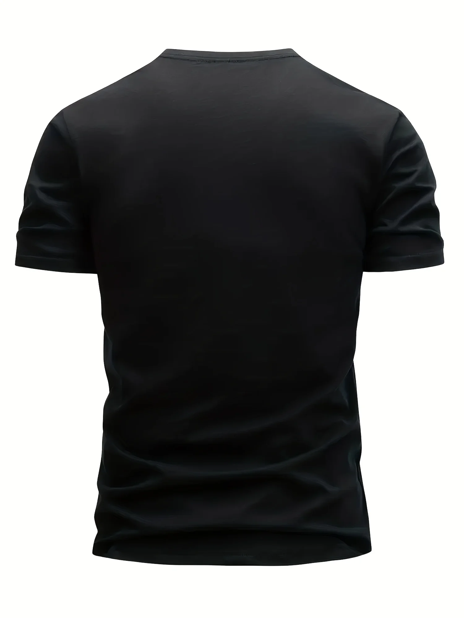 Men's 180G Pure Cotton Short‑sleeve Classic Minimalist Commute Office Worker Half Sleeve