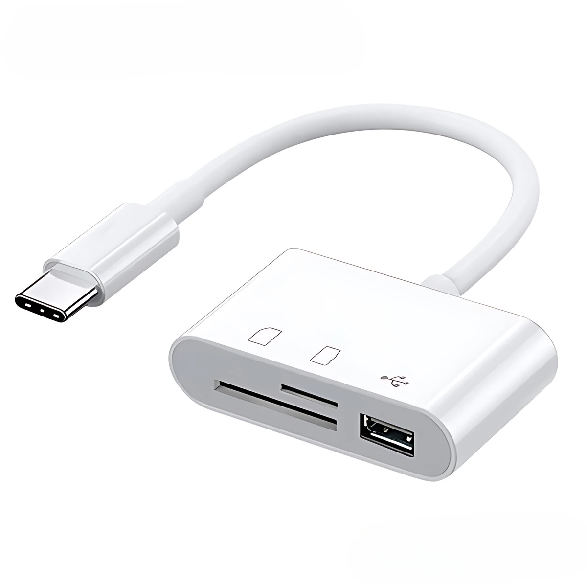 

OTG-адаптер STONEGO 3 в 1, устройство для чтения карт SD/TF, порты 2,0/, совместим с MacBook Pro, ноутбуками, ПК, камерами, мобильными телефонами