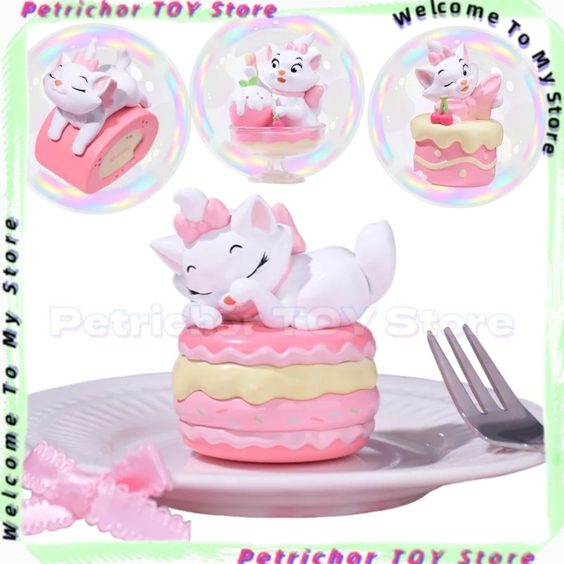 

Подлинная кукла Marie Cat Dessert Time Series, слепая коробка, мультяшный милый настольный орнамент, украшение, игрушка для девочки, подарок на складе