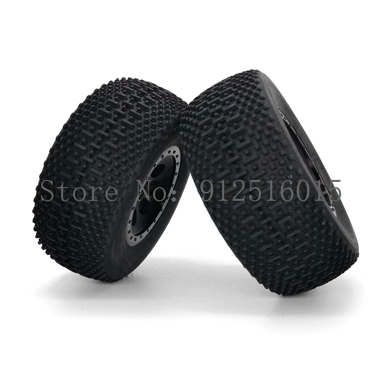 4pcs RC 1/10 Short Course Tire Tyre Set 12mm hex SC Tire For TRAXXAS SlASH 210043+110015 6 7