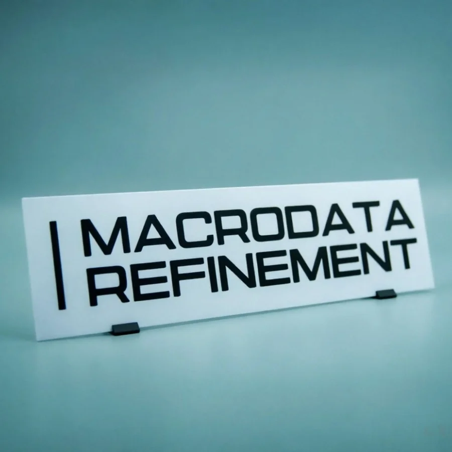 Severance Macrodata Refinement Sign, MDR Department Names Original Sign, Custom Art Office Decor, Gift for Fan of Severance