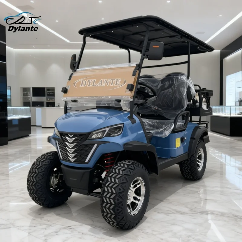 

Индивидуальный и удобный 4-местный электрический подъемник, роскошная тележка для гольфа, складное сиденье с литиевой батареей, внедорожная охота