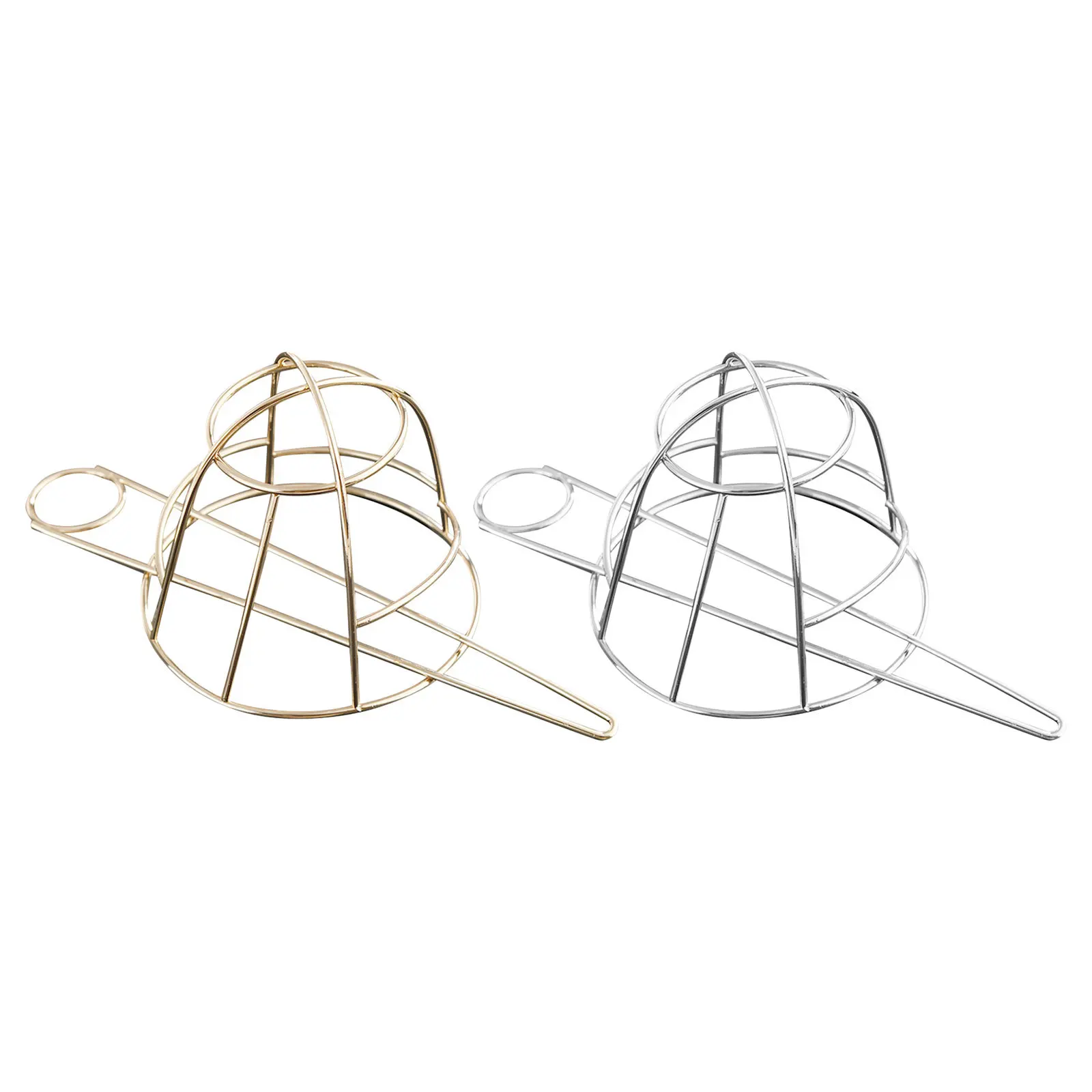 

2 шт., полая клетка для птиц, клетка для волос, французская винтажная металлическая вилка для волос, элегантные заколки для волос для женщин, свадебная вечеринка, повседневная одежда