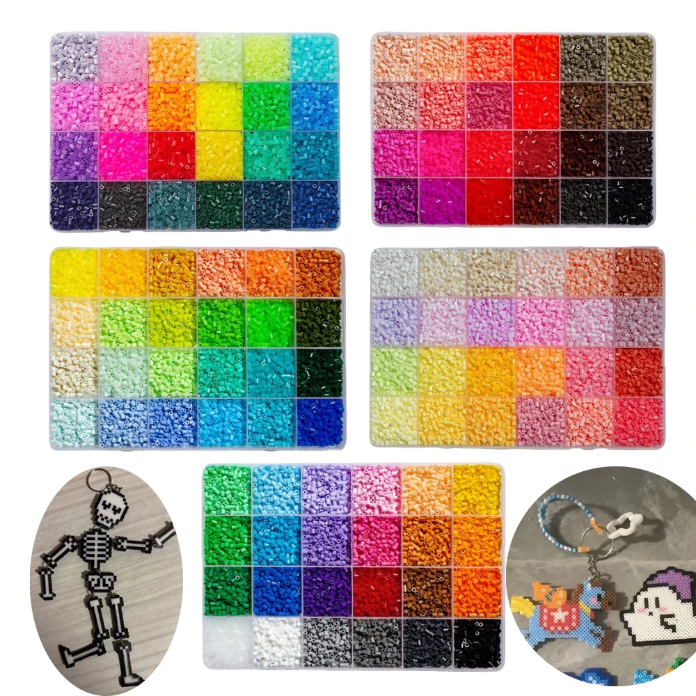 2,6mm 8400 Stück Fuse Hama Perlen Perler Beads für DIY Handgemachte Geschenke Heimdekoration Partygeschenk