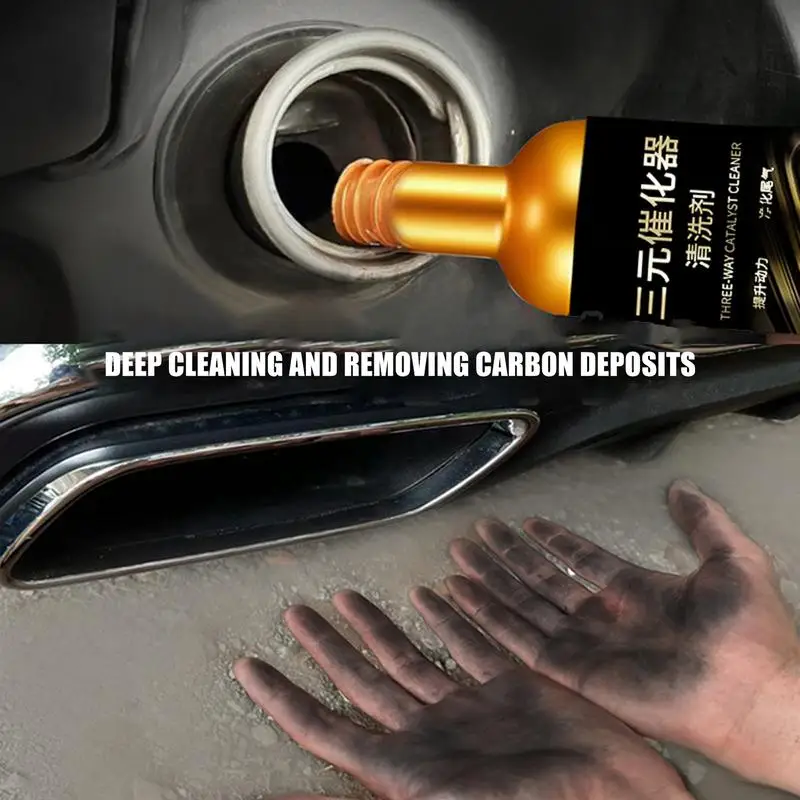 Car Catalytic Converter Cleaner 60ml  Deep Cleaning Multipurpose Cleaner Engine CSV Clean Accelerators Catalysts Easy Cleaner