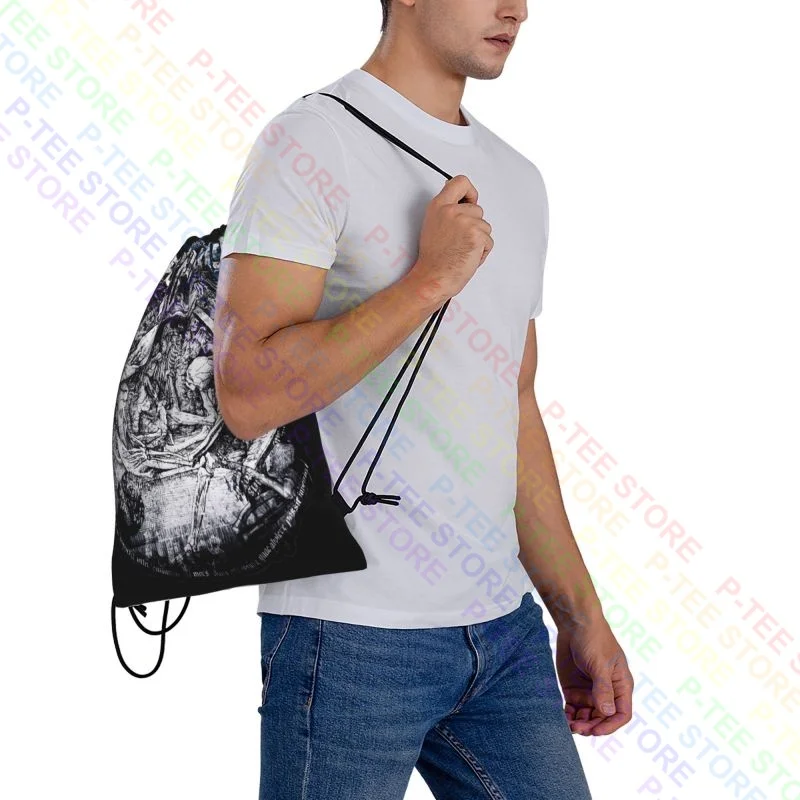 Bolso de gimnasio con cordón, bolsa de gimnasio con estampado artístico 3d, bolsa de deporte escolar