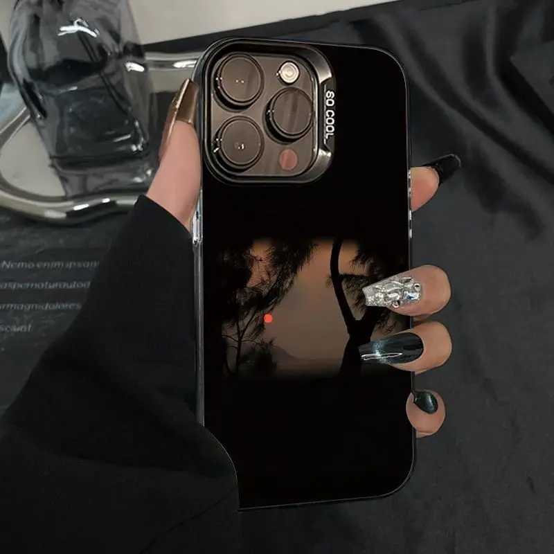 

iphone15 Black Shadow iphone13 Sunset iphone12 for iphone14Promax phone case iphone11 Color silver iphone16