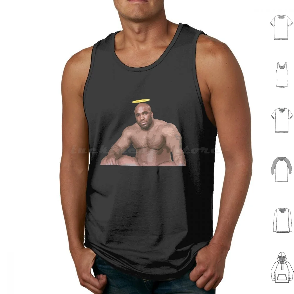 Barry W00dz Tank Tops Print Cotton Barry Wood Bobblehead Pbs Guy Black Guy Meme Well Endowed Man Barry Wood Meme Bumper