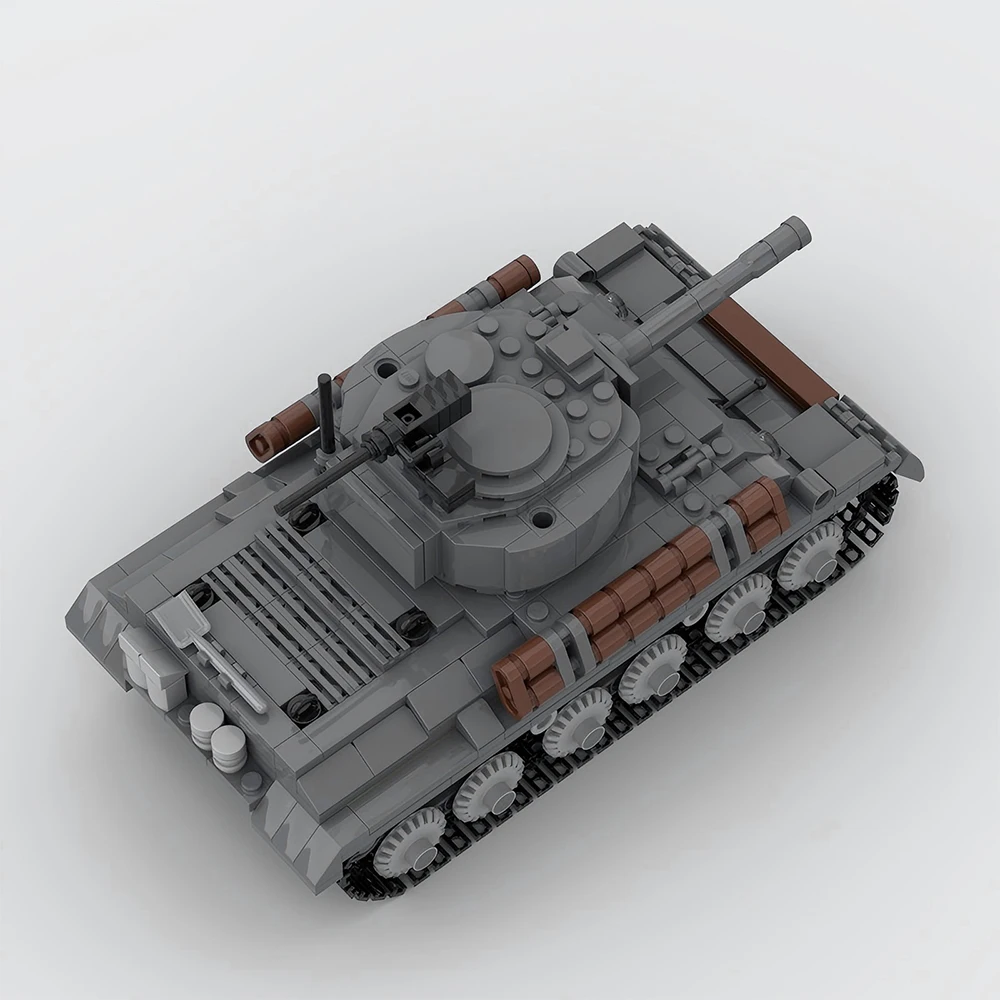M4A3E8 Sherman Granchio T34 WW2 Carro Armati Militari Modello MOC Mattoni da Costruzione Attrezzature di Guerra Vacanza Modulare Assemblare Giocattoli Per Bambini Vestito