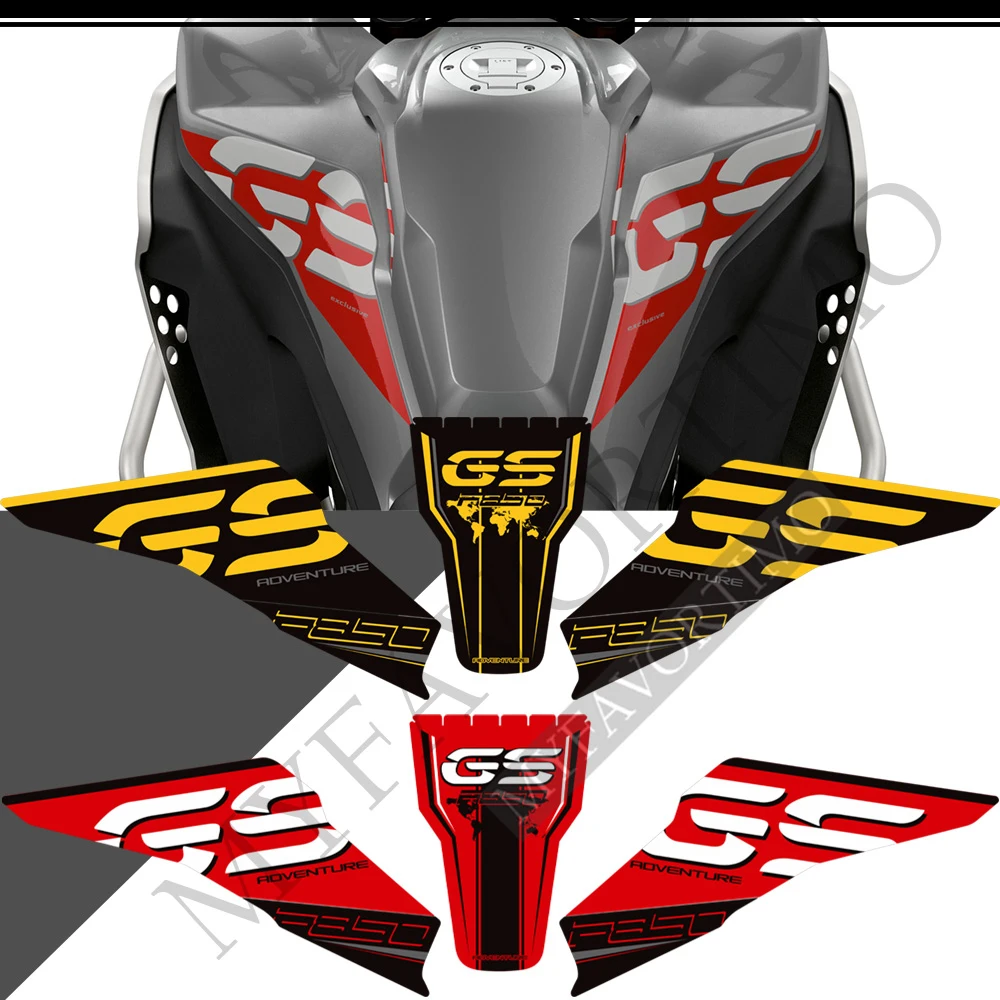 For BMW F850GS F850 GS 850 GSA 2019 2020 2021 2022 Protector Fairing Fender Gas Knee Adventure Tankpad Stickers Tank Pad