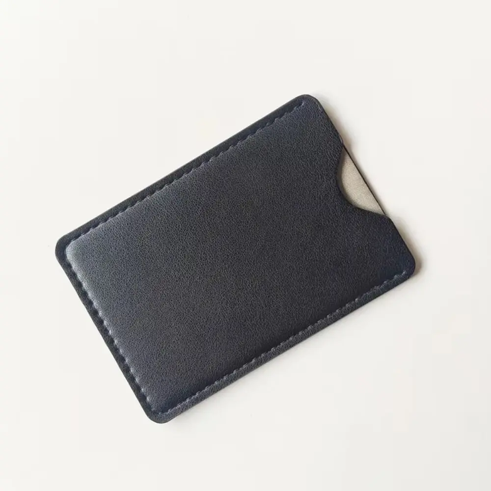 Ultra-Thin RFID Card Holder RFID Blocking PU Leather Credit Card Sleeve Soft Lining Anti-Demagnetization ID Card Case For Travel