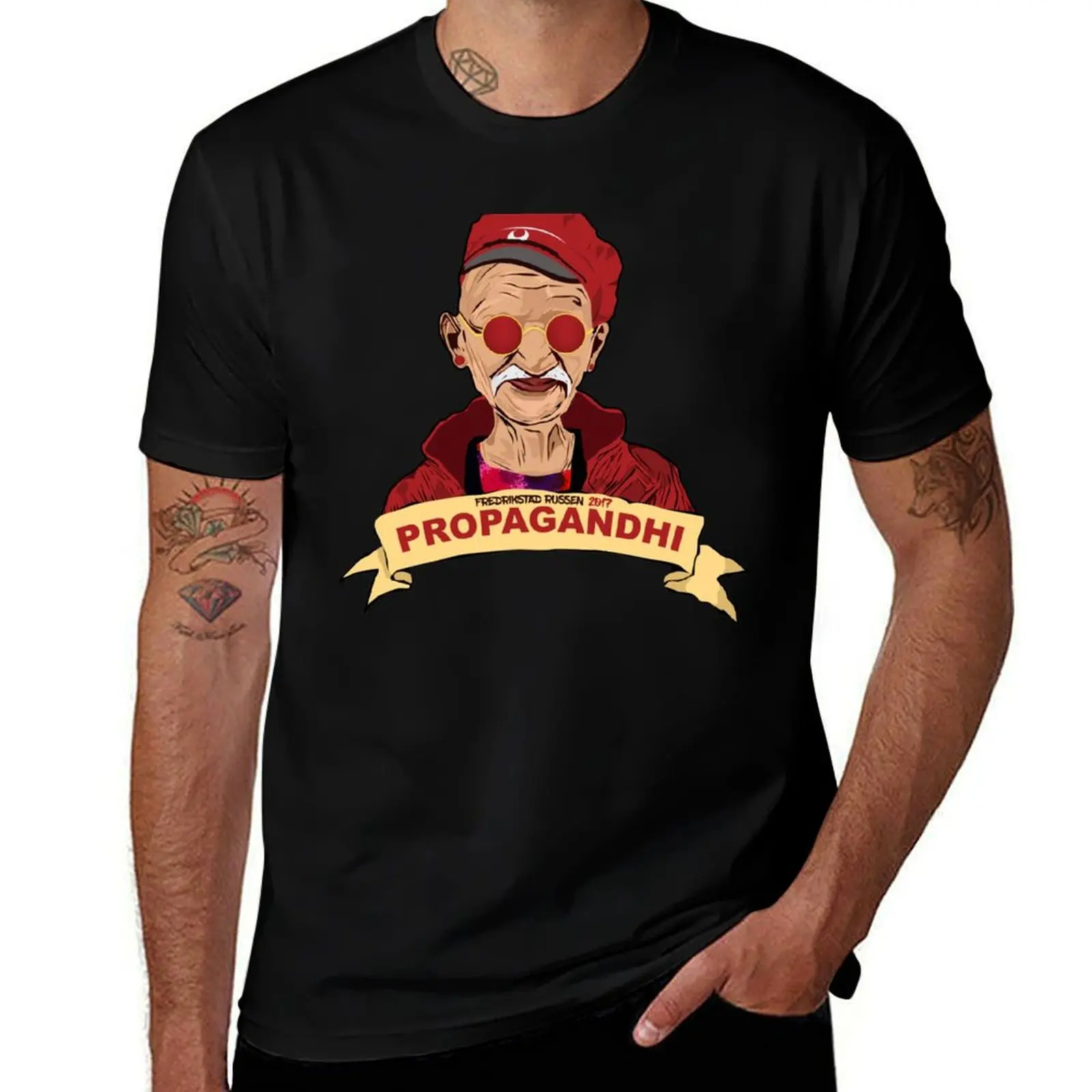 

Propaghandi Russ 2017 T-Shirt t shirt man casual cotton t shirt pack T-Shirt
