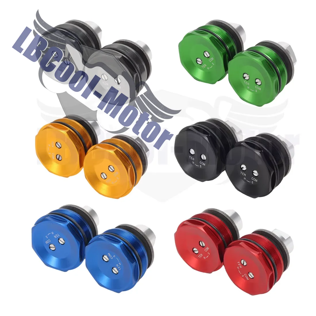 

Preload Front Fork Cap Fork Bolts Adjuster For KAWASAKI ZX-10R ZX10R 2011-2015 2012 2013 2014 11065-0379-10B