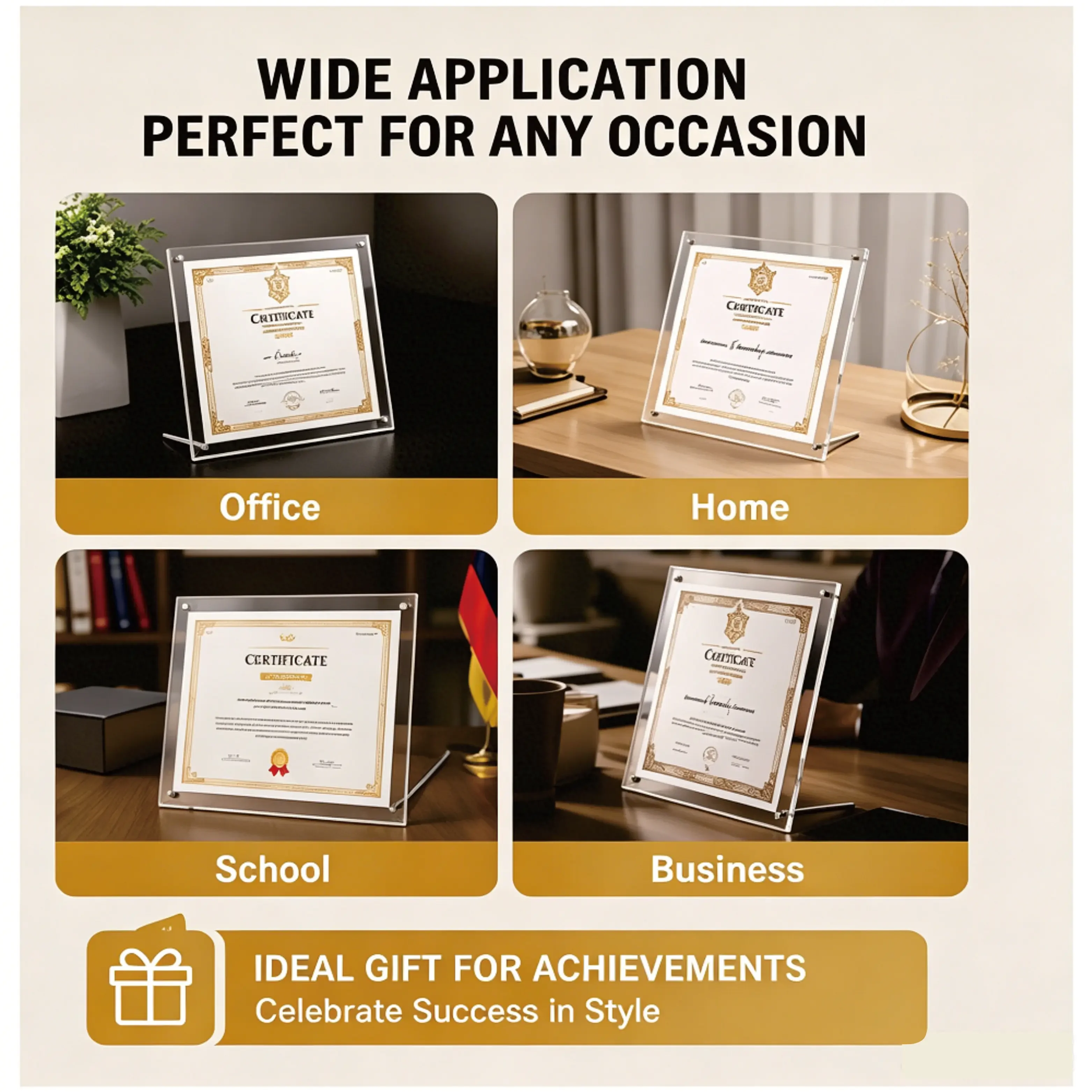 Acrylic Photo Frame, 6/7/8/10 inch & A4 Size