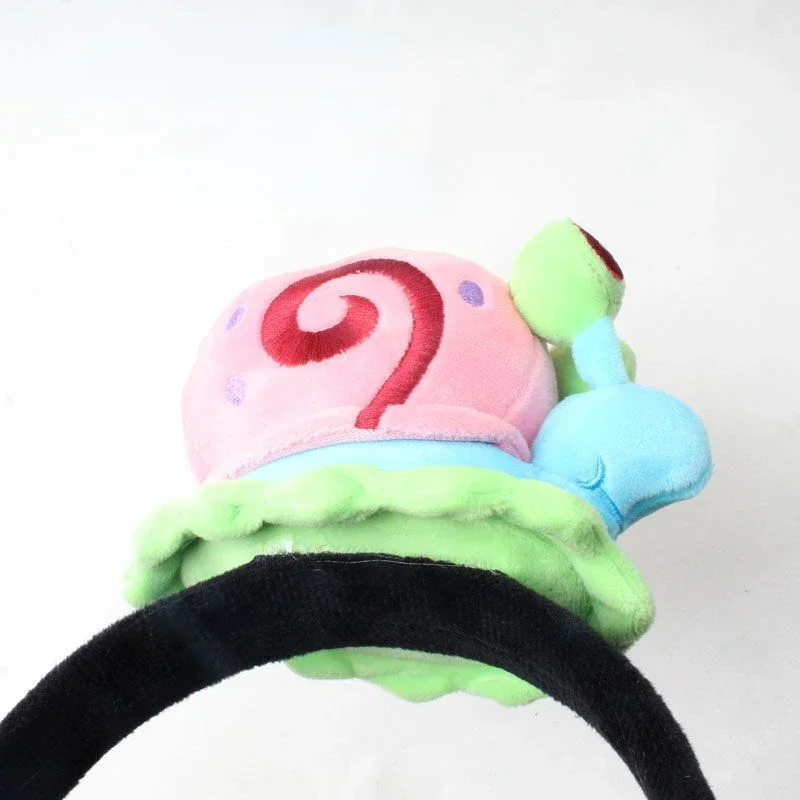 SpongeBob Hair Hoop Cartoon Plush Kawaii Hair Bands Cute Creativity Anime Women Hair Accessories Makeup Tool Girls Kids Headwear