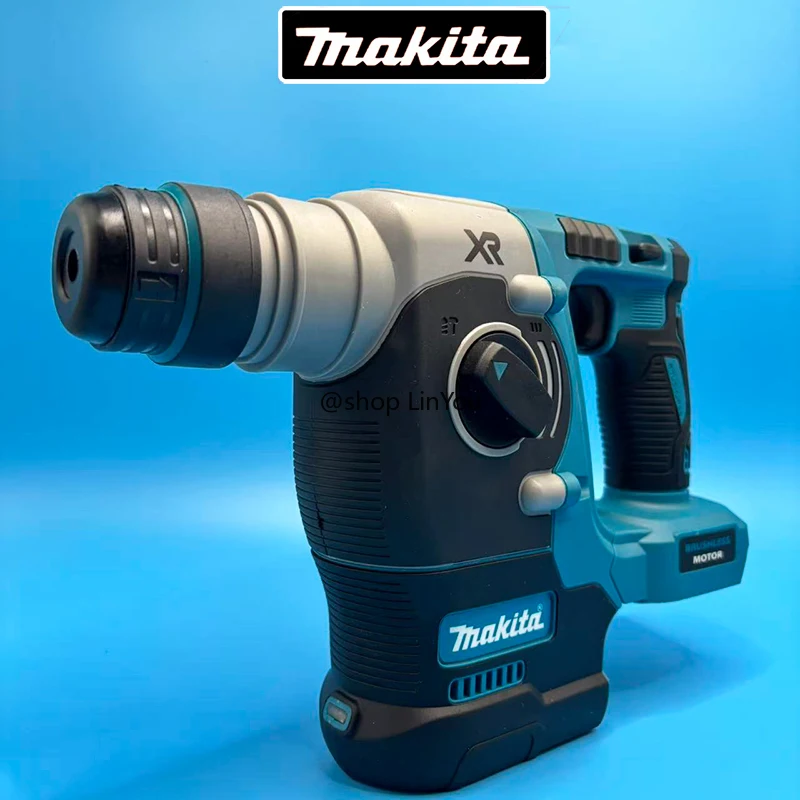 Makita Electric Cordless Brushless Hammer Drill Rechargeable Rotary Hammer Drilling and Chiseling High torque power Tool