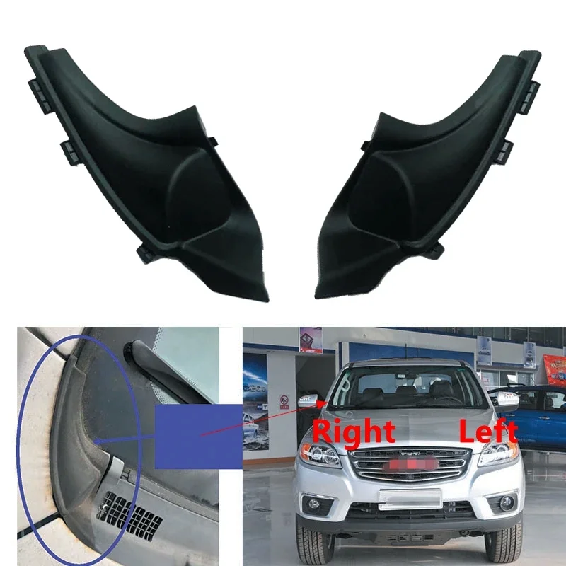 Cubierta lateral del limpiaparabrisas delantero, placa de capó del Deflector de agua para JAC T6 T8