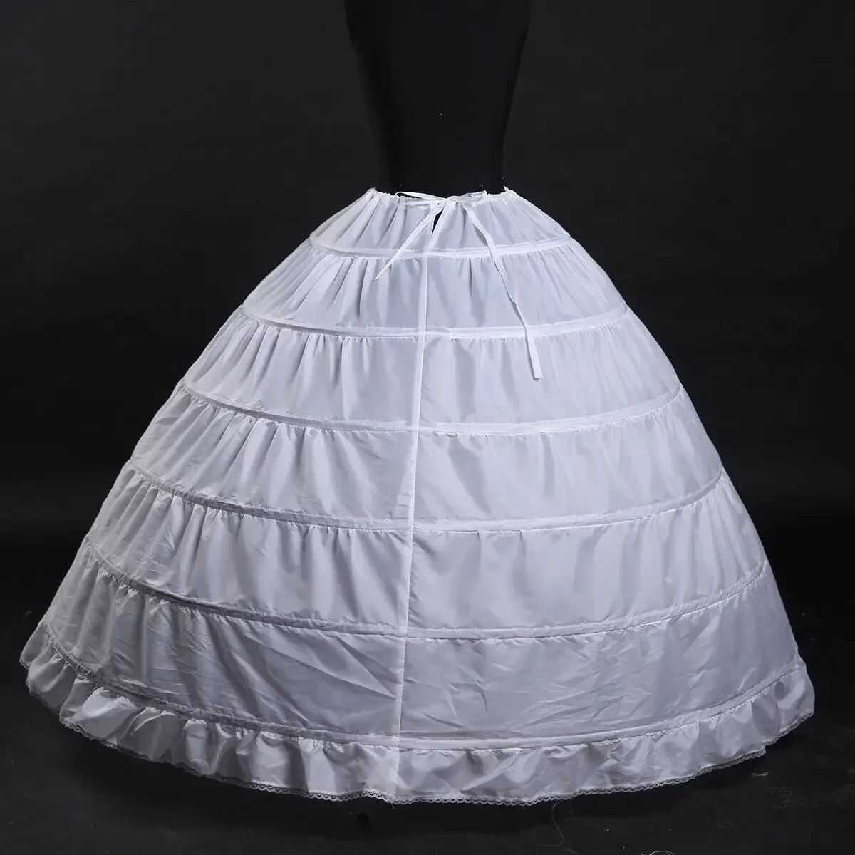 

6 Hoops Prom Dress Bridal Slip Skirt Wedding Petticoat Underskirt A Line