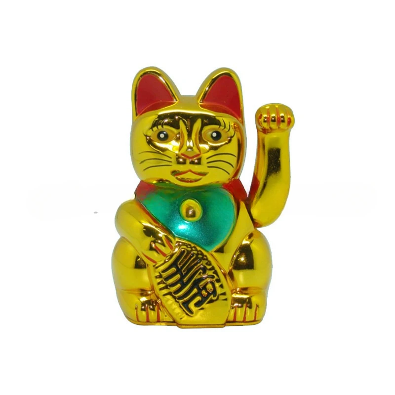 

5inch Electric Waving Arm Lucky Cat Cashier New Store Opening Gift Chinese Cat Decoration