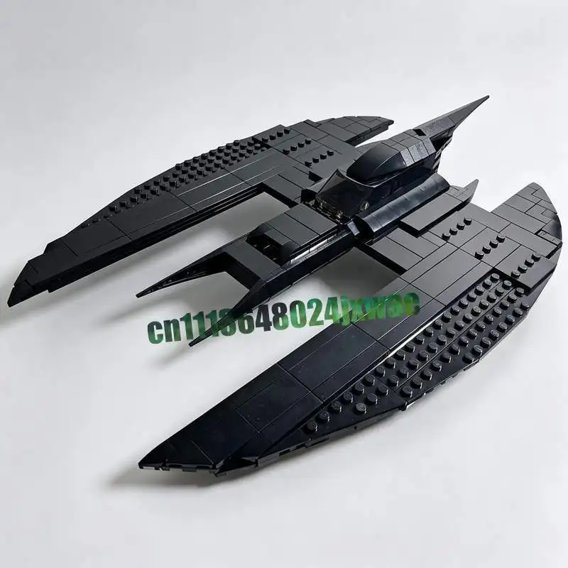 Image of 474-teiliges Batwing Raumschiff Sci-Fi MOC Modell, Individuelles Puzzle, DIY Kreatives Montage-Lernspielzeug, Sammlerstück Geschenk